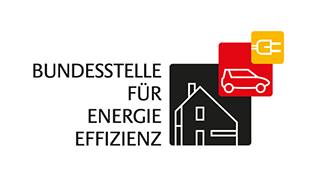 Logo der Bundesstelle für Energieeffizienz (verweist auf: BfEE-Newsletter u. a. zu: Plattform für Abwärme, Effizienzregister für Rechenzentren, BAFA Energietag 2024)