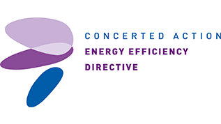 Logo Concerted Action Energy Efficiency Directive (verweist auf: BfEE vertrat Deutschland auf der Concerted Action zur EED in Wien)