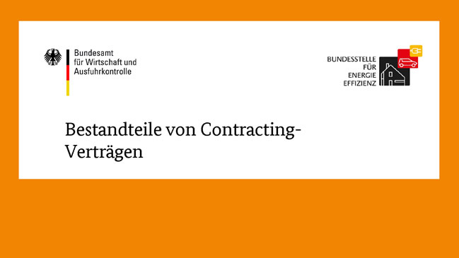 Ausschnitt des Titelblatts der Kurzanalyse zu Bestandteilen von Contracting-Verträgen Ausschnitt des Titelblatts der Kurzanalyse zu Bestandteilen von Contracting-Verträgen